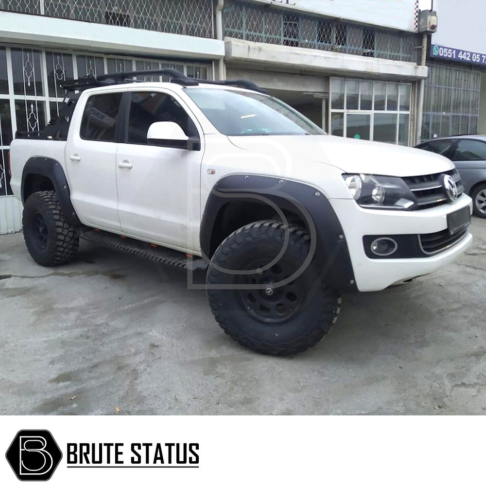 Volkswagen Amarok 2010-2017 side steps carbon steel construction enhanced underbody protection