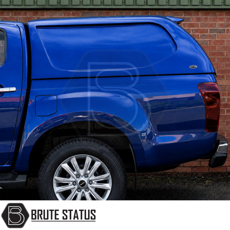 Cab-high Truckman L-Series hardtop for Isuzu D-Max with secure enclosed load bed storage