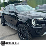 Premium Spartan SW1 satin black wheels with chamfered edge design, ET20 offset and multi-fit PCD options for SUVs and pickups