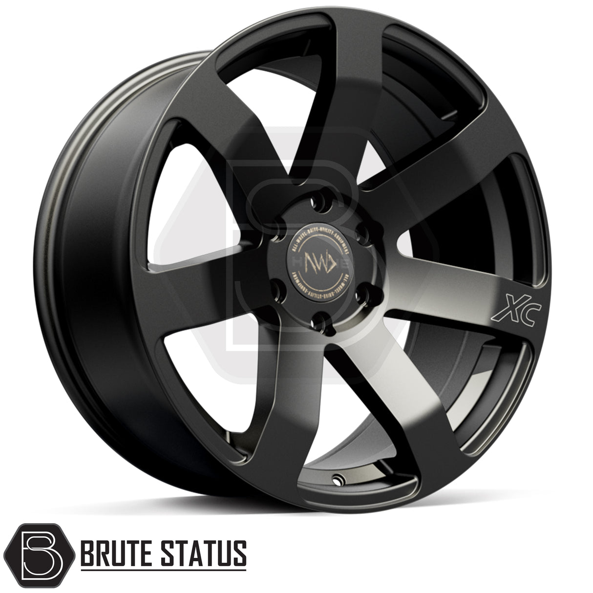 Hawke Summit XC alloy wheels in matte black 20x9 with 6x114.3 fitment, ET10 offset and 955kg load rating