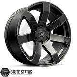 Hawke Summit XV alloy wheels in matte black 20x9 with 6x139.7 fitment, ET10 offset and 955kg load rating