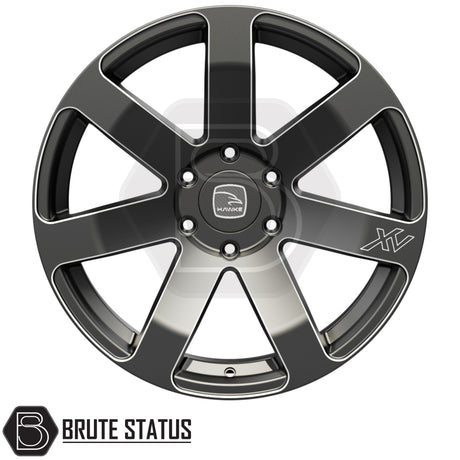 Premium Hawke Summit XV wheels in matte black featuring 20-inch sizing and rugged styling for pickup trucks and 4x4 vehicles