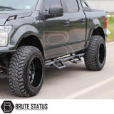 Carbon steel side steps for Mercedes X-Class 2017-2020 pickup with enhanced lower body protection