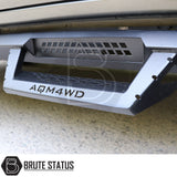 Matte black steel side steps for Mercedes X-Class 2017-2020 heavy duty running boards