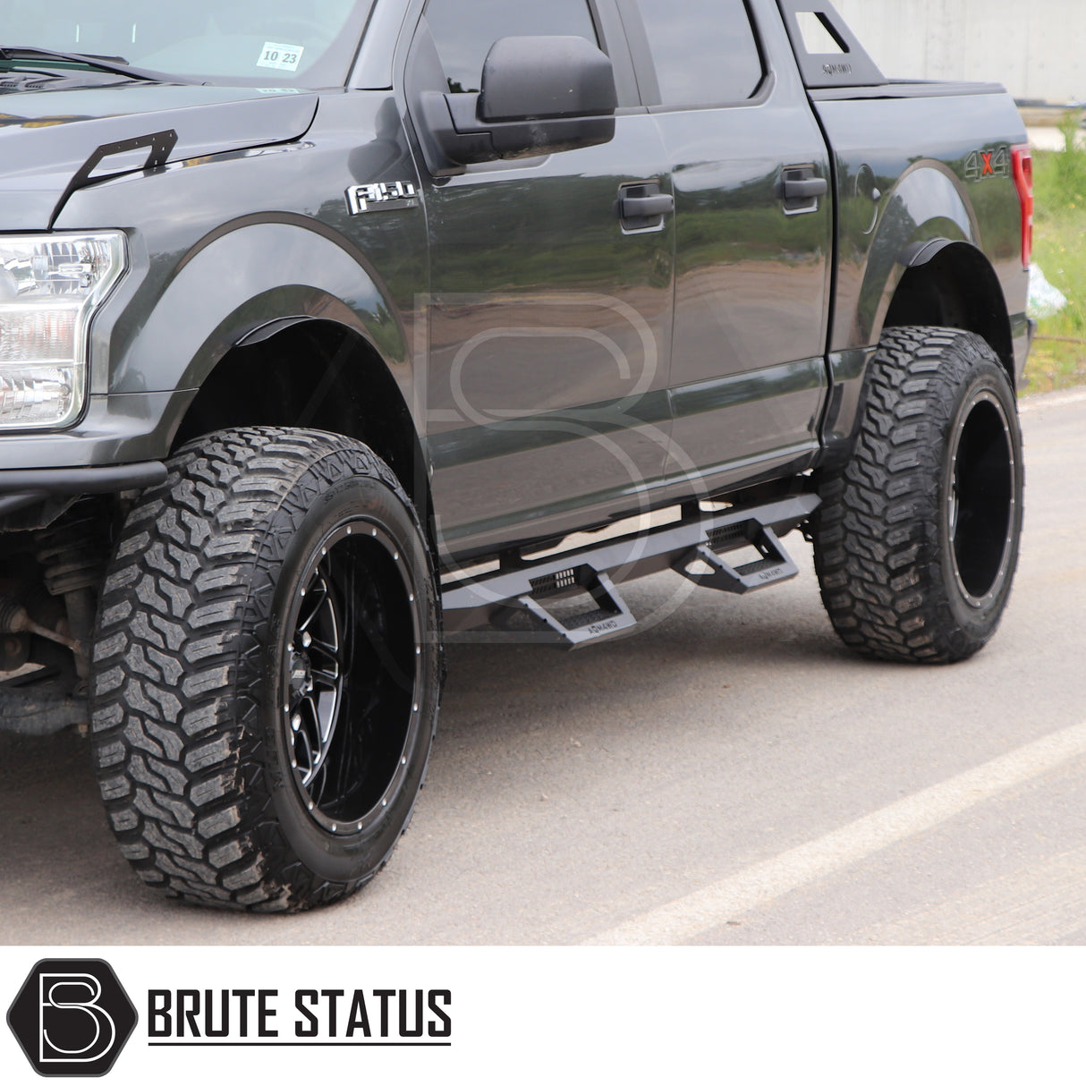 T32 steel running boards for Mercedes X-Class 2017-2020 carbon steel side protection bars