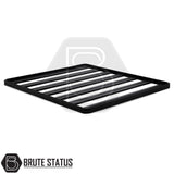 Heavy-duty AQM T80 steel rear canopy with Line-X coating and T40 roof rack for 2023+ Ford Ranger double cab pickup truck– weatherproof, secure, and ready for work or adventure