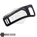 Rear tail light covers Isuzu D-Max 2012-2019 black ABS styling kit with pre-applied 3M tape