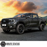 Premium Hawke Toba wheels in matte black featuring 20-inch sizing and rugged styling for pickup trucks and 4x4 vehicles