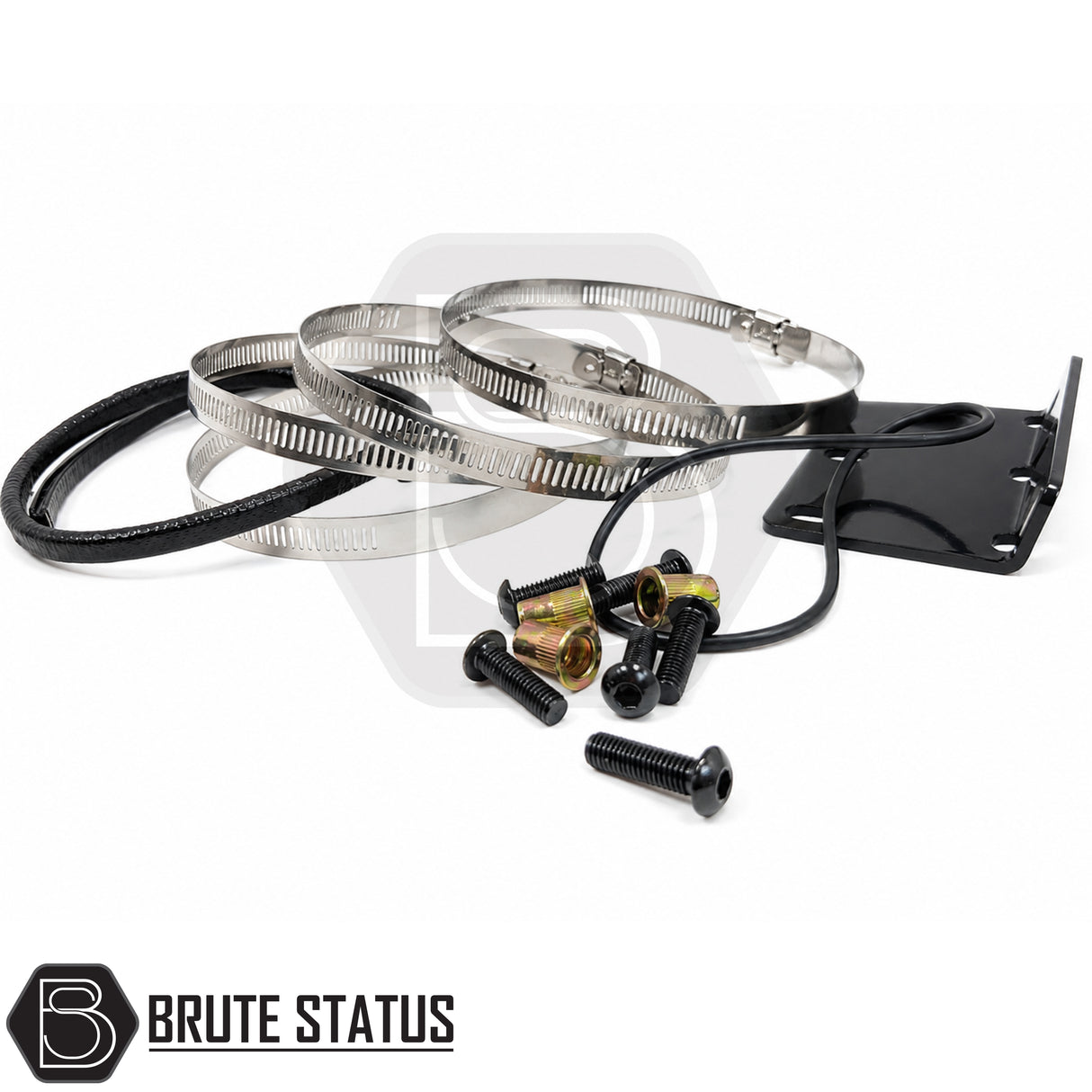 Toyota Hilux 2005-2014 gloss black snorkel, premium 304 stainless steel air intake upgrade for overland and 4x4 adventures.
