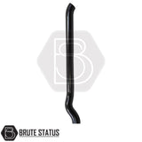 Gloss black stainless steel snorkel for Toyota Hilux 2005-2014, off-road air intake upgrade for 3.0L turbo diesel models.