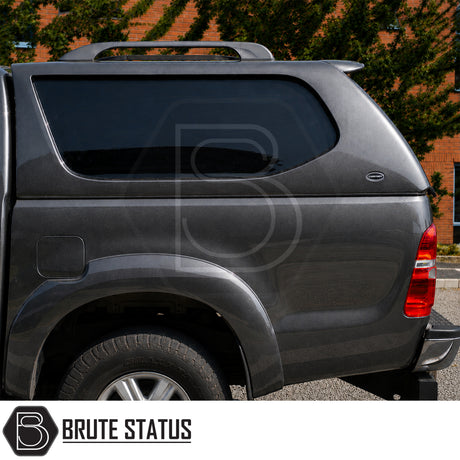 Premium hardtop canopy for Toyota Hilux 2005-2016 with carpet-lined interior and heated rear window