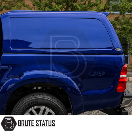 Truckman RS hardtop canopy for Toyota Hilux with tinted rear window and clamp-fit installation system