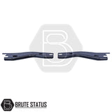 Chrome rear bumper for Toyota Hilux 2011–2014, featuring a factory-style finish, non-slip step pads with drainage channels, and direct bolt-on installation for enhanced durability and functionality