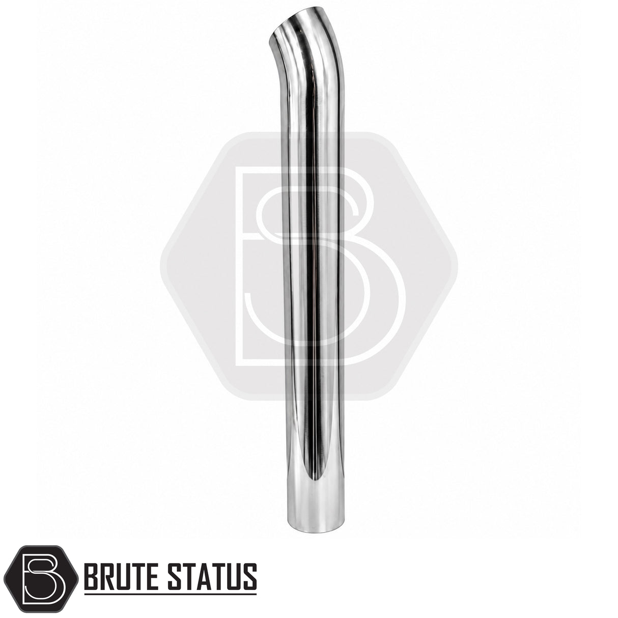 Polished chrome stainless steel snorkel for Toyota Hilux 2015-2023, off-road air intake upgrade for 2.8L turbo diesel models.