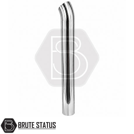 Polished chrome stainless steel snorkel for Toyota Hilux 2015-2023, off-road air intake upgrade for 2.8L turbo diesel models.