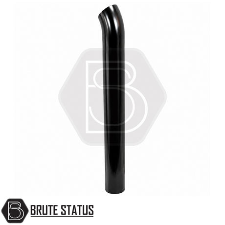 Gloss black stainless steel snorkel for Toyota Hilux 2015-2023, off-road air intake upgrade designed for 2.8L turbo diesel models.