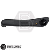 Black stainless steel Toyota Hilux snorkel for 2015-2023 models, premium raised air intake system for 2.8L turbo diesel pickup trucks.
