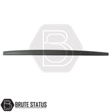 Toyota Hilux 2015+ tailgate protector cap in smooth black impact resistant plastic with no drill 3M adhesive tape installation