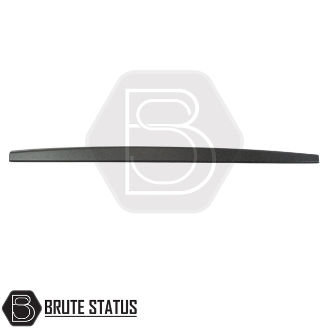 Toyota Hilux 2015+ tailgate protector cap in smooth black impact resistant plastic with no drill 3M adhesive tape installation