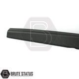 Toyota Hilux 2015 onwards smooth black tailgate edge protector and rear bed trim with durable impact resistant plastic construction