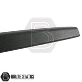 Toyota Hilux 2015+ pickup truck tailgate protector trim with narrow profile smooth black finish and easy fit 3M adhesive tape