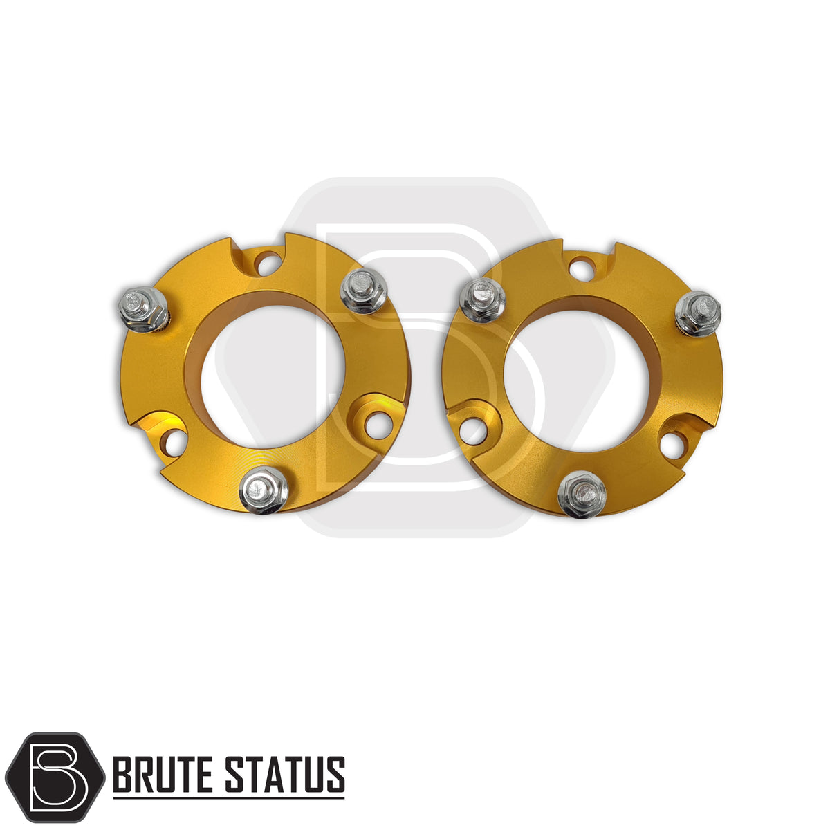 Toyota Hilux 2020 onwards MK9 off road suspension lift kit with forged aluminium front shock spacers and heavy duty rear steel shackles