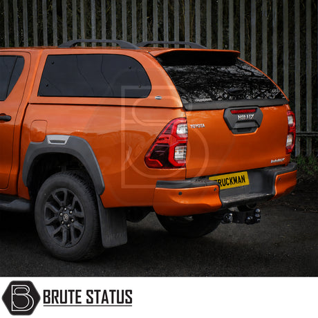Toyota Hilux 2016+ Truckman Grand hardtop with tinted windows and LED interior load light