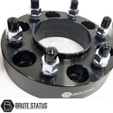 Ford Ranger 2023+ wide wheel arch kit and 35mm hub-centric wheel spacers. Smooth black ABS arches with rubber seal, adding approximately 75–85mm extra width per side, designed with a Raptor-style look. Includes durable 35mm 6061-T6 alloy wheel spacers with pre-installed M12 x 1.5 studs to increase track width and improve stability