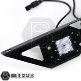 Universal LED roof basket light set with 5 bright lights for pickup trucks off road vehicles and compatible roll bar storage baskets