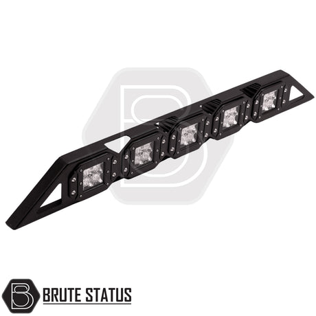 Universal pickup truck LED light set with 5 bright LED lights compatible with roof baskets and roll bars with storage baskets