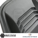 Matte black universal fitment bonnet scoop for pickup trucks – aerodynamic design, durable ABS plastic construction, enhances vehicle style and airflow