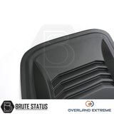 Matte black universal fitment bonnet scoop for pickup trucks – aerodynamic design, durable ABS plastic construction, enhances vehicle style and airflow