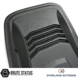 Matte black universal fitment bonnet scoop for pickup trucks – aerodynamic design, durable ABS plastic construction, enhances vehicle style and airflow