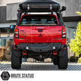 Universal S75 4x4 pickup roll bar with heavy duty carbon steel construction roof tent mounting capability and 4 built in LED lights