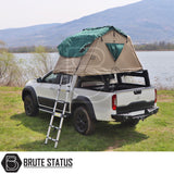 Universal S75 overland tent roll bar for 4x4 pickup trucks with adjustable height steel construction and roof tent mounting capability