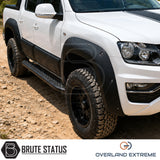 Volkswagen Amarok 2010-2017 Double Cab wide wheel arch extensions, premium overfender styling kit for off-road and overland builds.