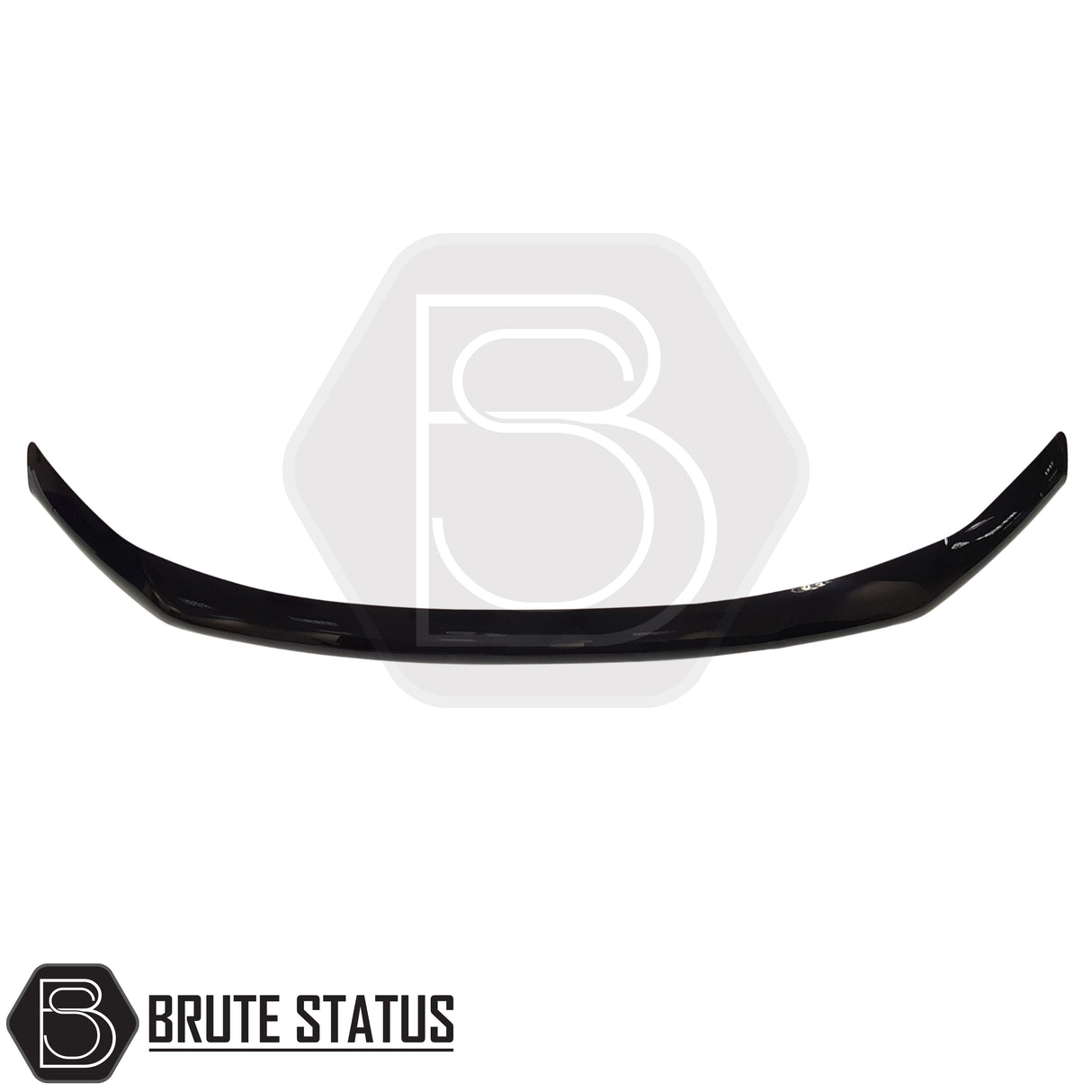Front mounting black heavy duty ABS plastic bonnet guard for Volkswagen Amarok pickup truck offroad 4x4 vehicle. Suitable for overlanding set ups. 