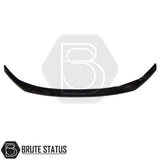Front mounting black heavy duty ABS plastic bonnet guard for Volkswagen Amarok pickup truck offroad 4x4 vehicle. Suitable for overlanding set ups. 