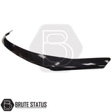 Front mounting smooth gloss black acrylic bonnet guard for Volkswagen Amarok pickup truck offroad 4x4 vehicle. Includes all mounting hardware. 