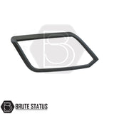 VW Amarok 2010-2022 front headlight covers and styling trim in high quality matte black ABS plastic with no drill adhesive installation