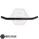 Volkswagen Amarok 2010-2017 70mm front nudge bar city bar in heavy duty matte black powder coated carbon steel with chassis mounting brackets
