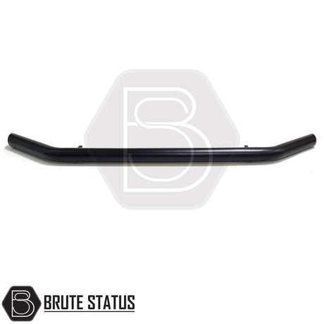Volkswagen Amarok 2010-2017 70mm front nudge bar city bar in heavy duty matte black powder coated carbon steel with chassis mounting brackets