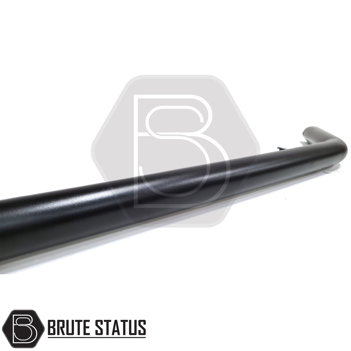 Matte black city bar nudge bar for Volkswagen Amarok 2010-2017 pickup truck with durable 70mm steel construction and adjustable mounting brackets