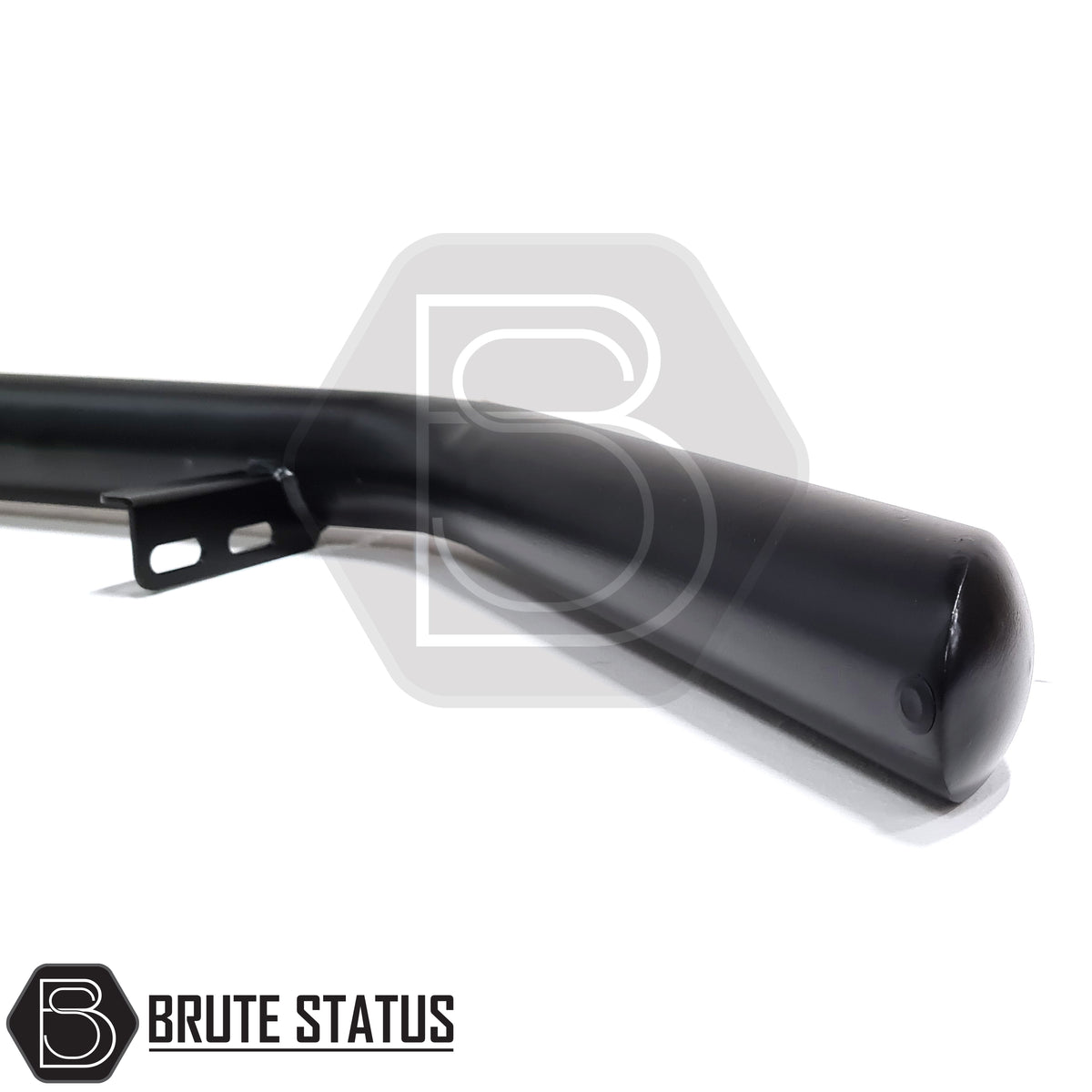 Volkswagen Amarok 2010-2017 front bumper city bar and nudge bar with 70mm matte black carbon steel construction and TUV certified design
