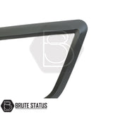 Volkswagen Amarok 2010-2022 matte black front light covers pair with fade resistant ABS plastic construction for exterior styling upgrade