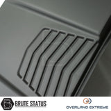 Volkswagen Amarok 2010-2022 matte black hood scoop, premium Overland Extreme bonnet scoop with CAD-designed fitment for bold pickup truck styling.