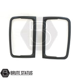 Volkswagen Amarok 2010-2022 tail light covers pair made from high quality ABS plastic with pre-applied 3M adhesive for rear styling upgrade
