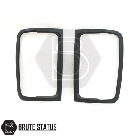 Volkswagen Amarok 2010-2022 tail light covers pair made from high quality ABS plastic with pre-applied 3M adhesive for rear styling upgrade