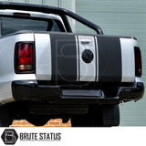 Volkswagen Amarok 2010-2022 rear tail light covers and lamp trim in durable fade resistant ABS plastic with easy 3M adhesive fitment