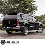 Volkswagen Amarok 2010-2022 Truckman GLS Hardtop Canopy with remote locking, shown on a pickup with a sleek design, ideal for secure and stylish storage.